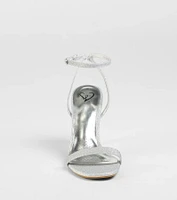 Sparks Fly Glitter Mesh Stiletto Heels