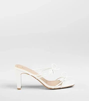 Finest Hour Bow Strappy Mules