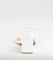Finest Hour Bow Strappy Mules