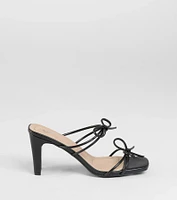 Finest Hour Bow Strappy Mules