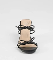 Finest Hour Bow Strappy Mules