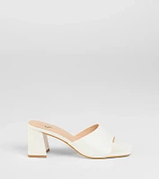 Sunny Days Ahead Block Heel Mules