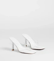 Sleek And Stunning Thong Stiletto Mules