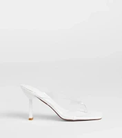 Sleek And Stunning Thong Stiletto Mules