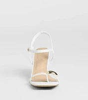 Fabulous Strut Strappy Kitten Heels