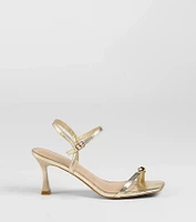 Fabulous Strut Strappy Kitten Heels