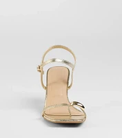 Fabulous Strut Strappy Kitten Heels