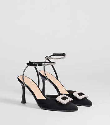 Luxe Night Out Rhinestone Stiletto Pumps
