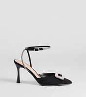 Luxe Night Out Rhinestone Stiletto Pumps