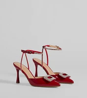 Luxe Night Out Rhinestone Stiletto Pumps