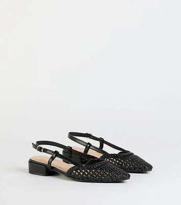 Feels Like Spring Braided Slingback Sandals