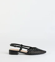 Feels Like Spring Braided Slingback Sandals
