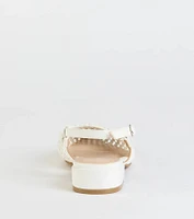 Feels Like Spring Braided Slingback Sandals