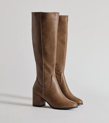 Uptown Girl Block Heel Boots