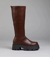 Edgy Essential Platform Lug Boots