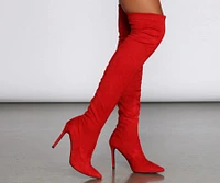 They Call It Love Thigh High Stiletto Boots