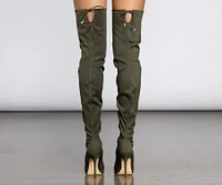 A Posh Vibe Thigh high Stiletto Boots