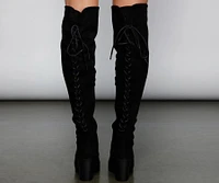 Over The Knee Faux Suede Boots