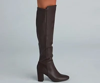 Western Vibes Faux Leather Boots