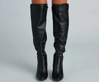Western Vibes Faux Leather Boots