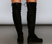 Classic Faux Suede Over-The-Knee Boots