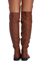 Ready To Ride Faux Leather Boots