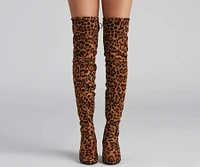 Leopard Love Over-The-Knee Boots