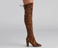 Leopard Love Over-The-Knee Boots