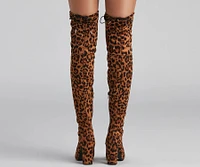 Leopard Love Over-The-Knee Boots