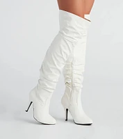 Work It Girl Over-The-Knee Boots