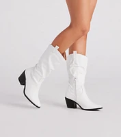 On A Western Kick Cowboy Boots