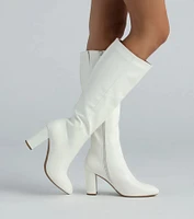 Stylish Slay Under-The-Knee Boots