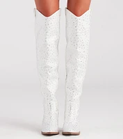 Kick Up The Glam Rhinestone Cowboy Boots