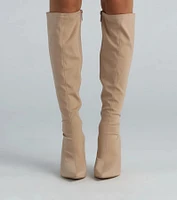 Elevated Mood Knee-High Stiletto Boots