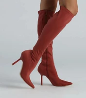 Elevated Mood Knee-High Stiletto Boots