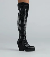 That Western Heat Cowboy Thigh-High Boots