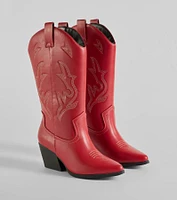 Country Babe Under-The-Knee Cowboy Boots