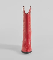Country Babe Under-The-Knee Cowboy Boots