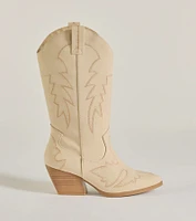 Country Girl Era Block Heel Western Boots