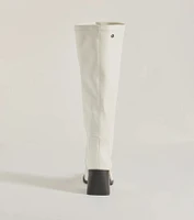 Bold Strut Faux Leather Under-The-Knee Boots