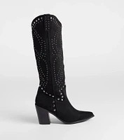 Western Edge Studded Cowboy Boots