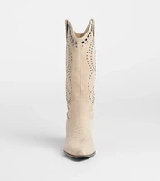 Moving Along Studded Cowboy Boots