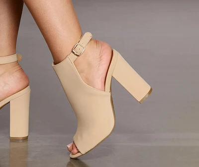 Peep Toe Booties