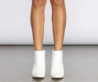 Miss Mod Point Toe Booties