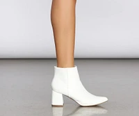 Miss Mod Point Toe Booties