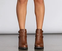 Again And Stacked Booties