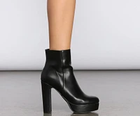Keep Ya Head Up Platform Booties