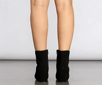 Don't Tempt Me Faux Suede Booties