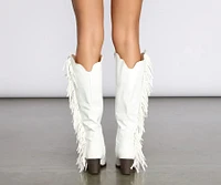 Scoot N' Boogey Fringe Cowboy Boots