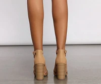 Sunny Day Stunner Peep-Toe Cut-Out Heels